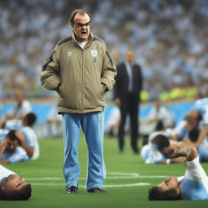 9 frases de Bielsa antes del debut de Uruguay en el Mundial: el caótico vuelo, los lesionados y un aviso para Arabia Saudita