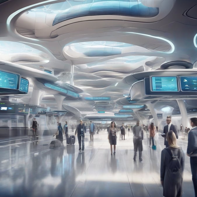 Aeropuertos del Futuro: Adiós Filas, Hola Biometría y Robots Asistentes