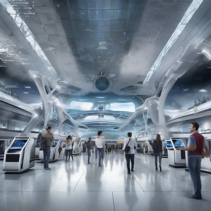 Aeropuertos del Futuro: Adiós Filas, Hola Biometría y Robots Asistentes