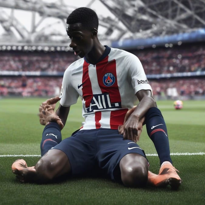 Alarma en Francia y en el PSG de cara al Mundial y a la final de la Champions: Dembélé se lesionó y se fue directo al vestuario