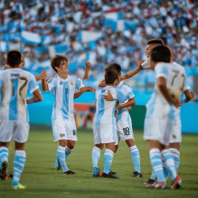 ¡Argentina al Mundial! Sub 17 celebra pase épico a Qatar con empate dramático