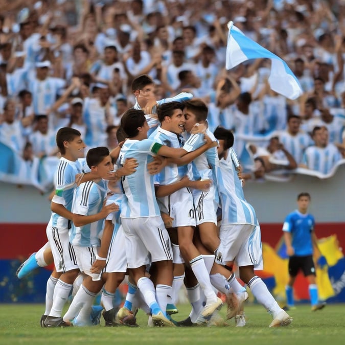 ¡Argentina al Mundial! Sub 17 celebra pase épico a Qatar con empate dramático