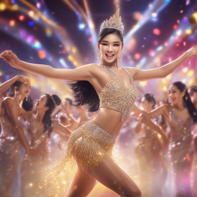¡Baile Viral en Miss Grand Thailand! La Concursante que Desató la Locura en Redes