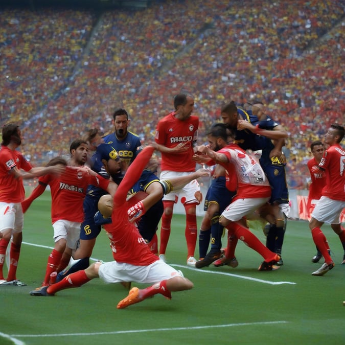 ¡Bronca en la Bombonera! Pelea a puñetazos entre jugadores de Boca e Independiente que el árbitro ignoró