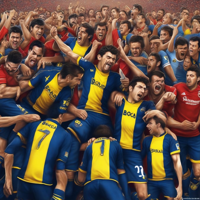 ¡Bronca en la Bombonera! Pelea a puñetazos entre jugadores de Boca e Independiente que el árbitro ignoró