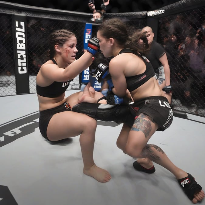 ¡Brutal Final en UFC! Alexa Grasso Noquea y Estrangula a Barber en Impactante Victoria