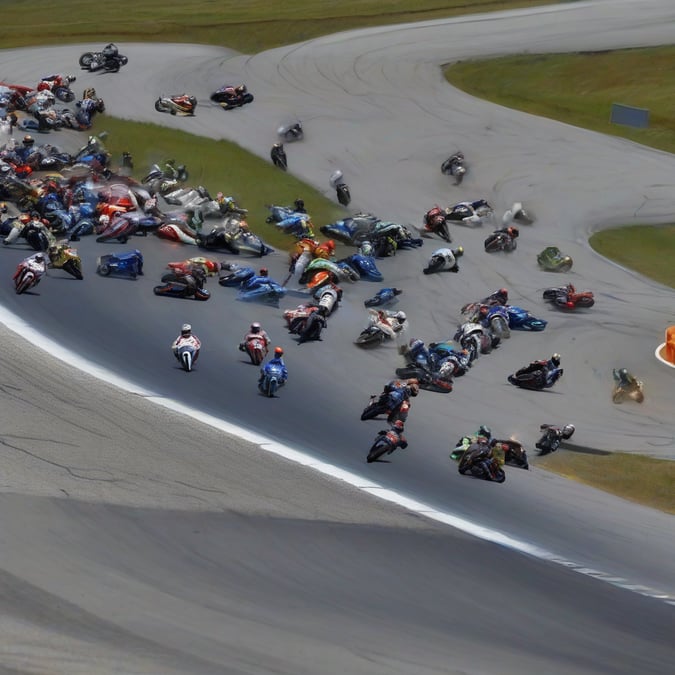 Caos en Austin: Impactante caída múltiple en Moto2 deja a pilotos heridos