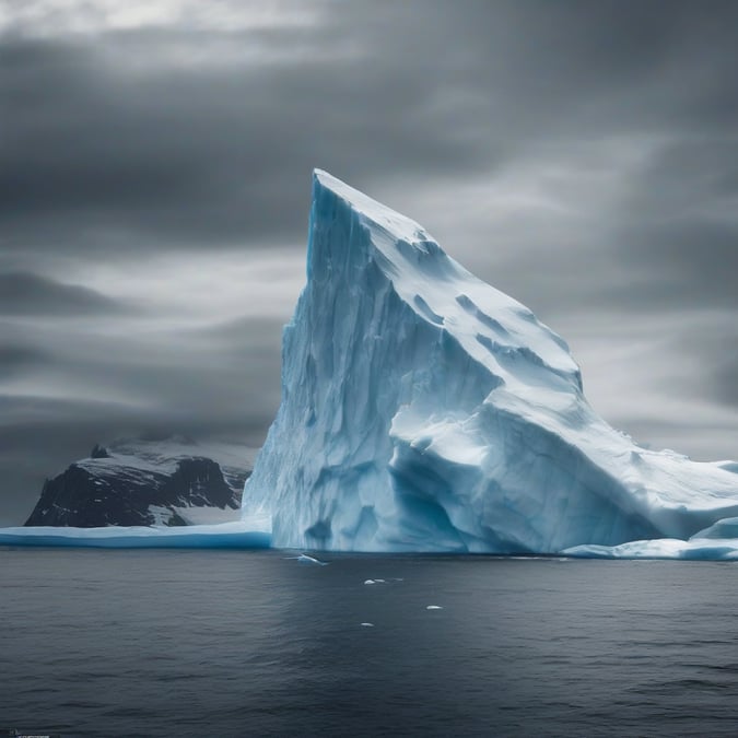 ¿Cómo llegó allí? El misterio de la enorme roca que apareció en la punta de un iceberg de Groenlandia