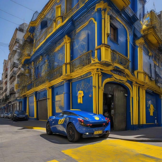 Colapinto en Buenos Aires: Alpine se pinta de azul y oro por Boca y Messi