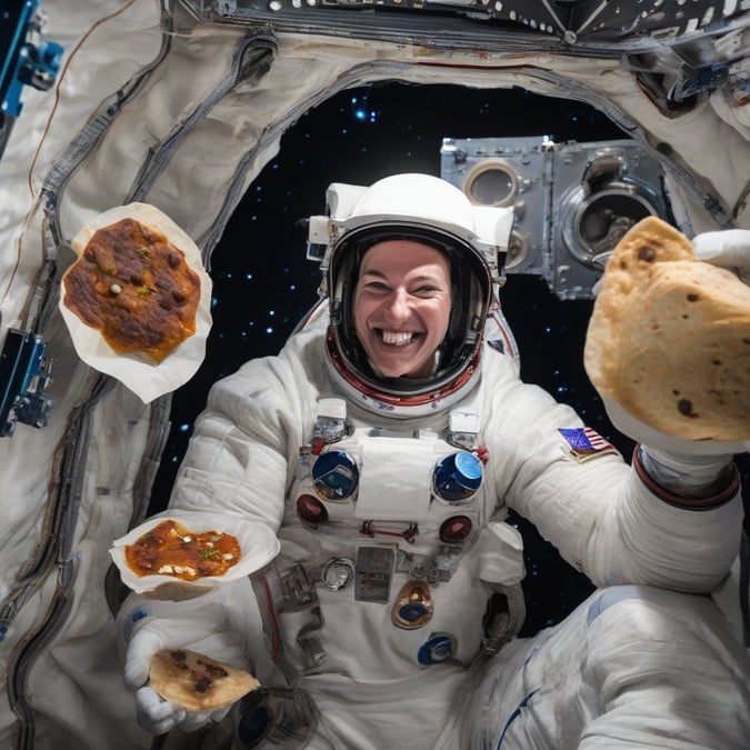 ¡De camarones a salsa picante! Descubre el sorprendente menú de los astronautas en la Luna