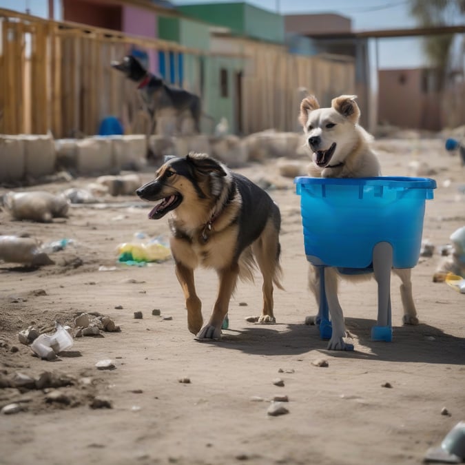 ¡De Envase a Hogar! Perritos Abandonados Reciben un Refugio Único Hecho de Plástico Reciclado