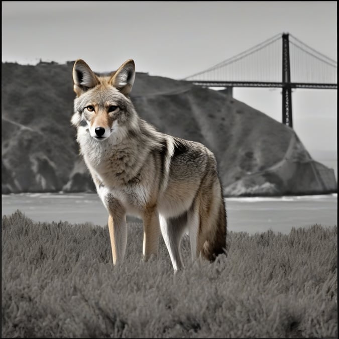 Descubren que un coyote que nadó hasta Alcatraz en enero no partió de San Francisco sino desde mucho más lejos