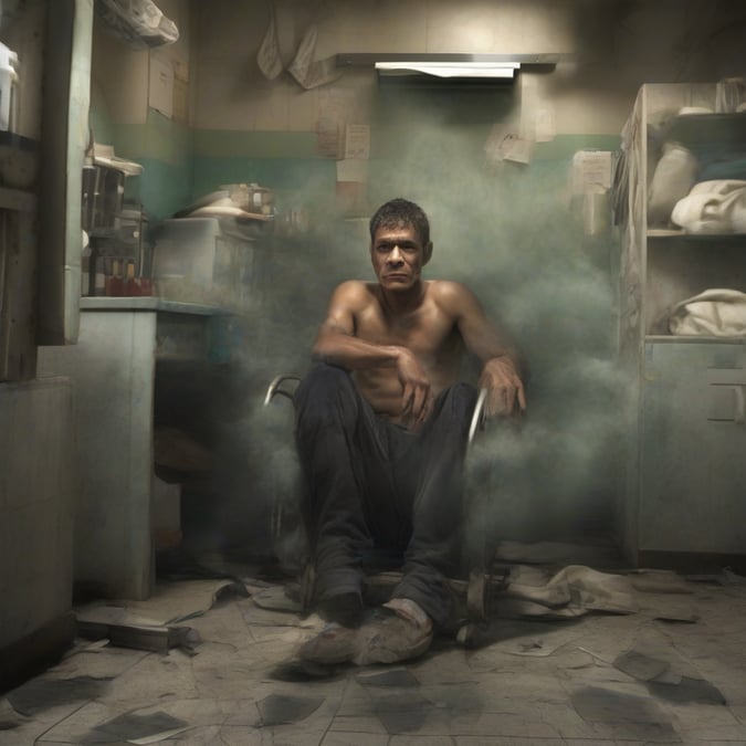 Despertó convertido en un 'Avatar': La insólita razón por la que un hombre terminó en urgencias y se volvió viral