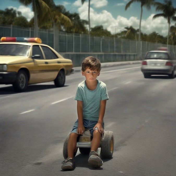 El emocionante gesto de Franco Colapinto con un niño en medio de una carretera de Miami para cumplirle un sueño