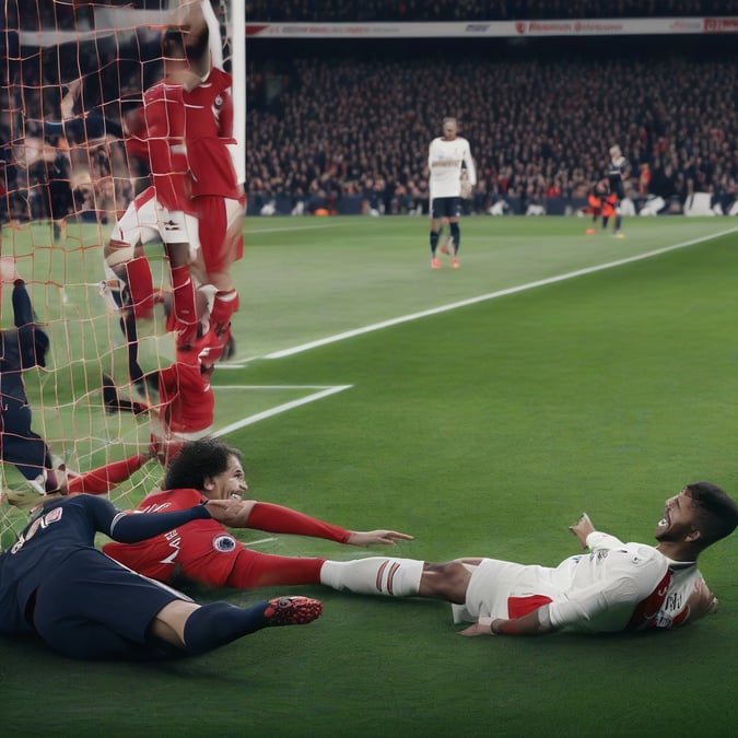 El golazo del Arsenal al PSG a los 5 minutos de la final de Champions League