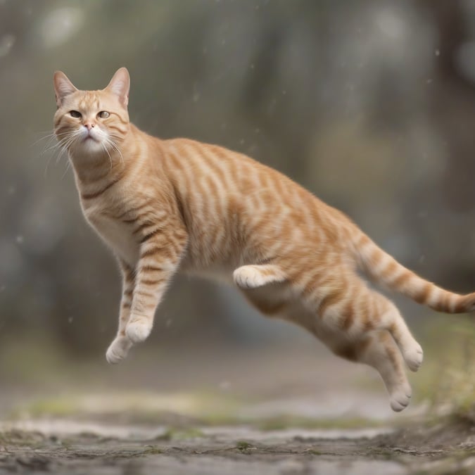 El secreto detrás de la caída perfecta: la ciencia revela cómo los gatos desafían la física para aterrizar siempre de pie