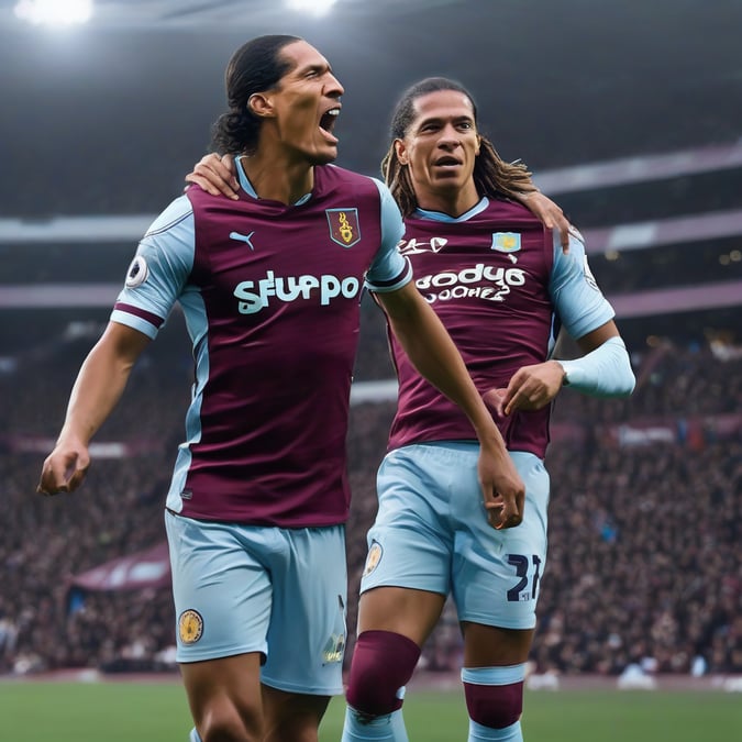 El tenso cruce de Dibu Martínez con Mac Allister y Van Dijk en la victoria que clasificó al Aston Villa a la Champions League