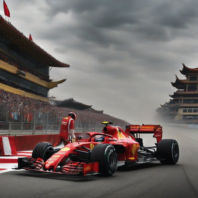 ¡Escena surrealista en China! El insólito momento que vivió Franco Colapinto en los boxes de la F1