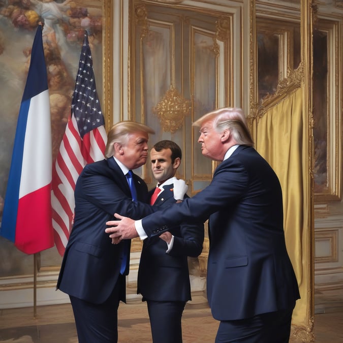 ¡Escándalo Diplomático! Trump Insulta a Macron y Revela Detalles Íntimos de su Matrimonio