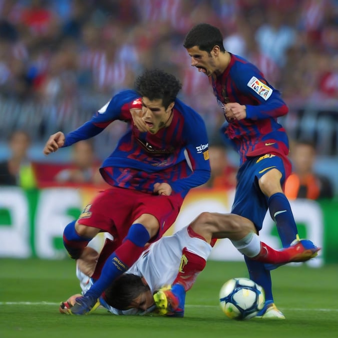 ¡Escándalo en el Metropolitano! Patada brutal, expulsión y victoria del Barça