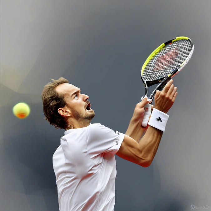 ¡Escándalo en Madrid! Medvedev al borde de la descalificación por gesto obsceno