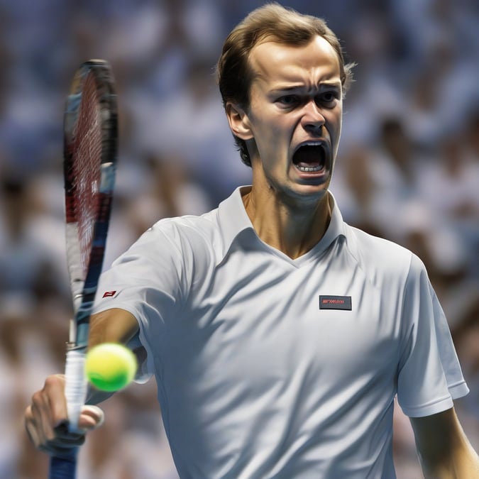 ¡Escupitazo en Madrid! Medvedev desata la polémica con gesto antideportivo