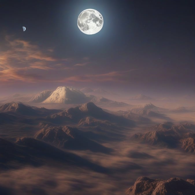 ¡Fenómeno Celestial! Luna y Júpiter se Unen en el Cielo Esta Noche