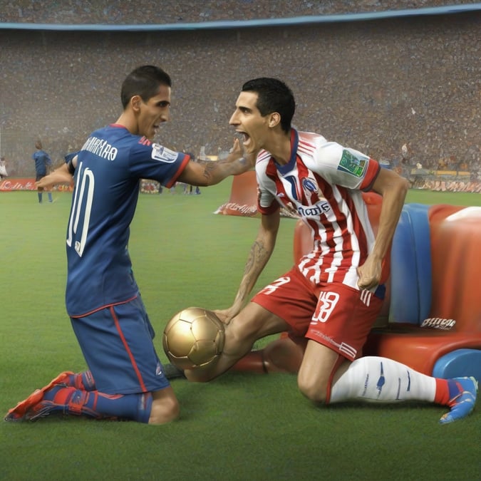 ¡Furia en la Libertadores! Di María explota contra joven promesa chilena