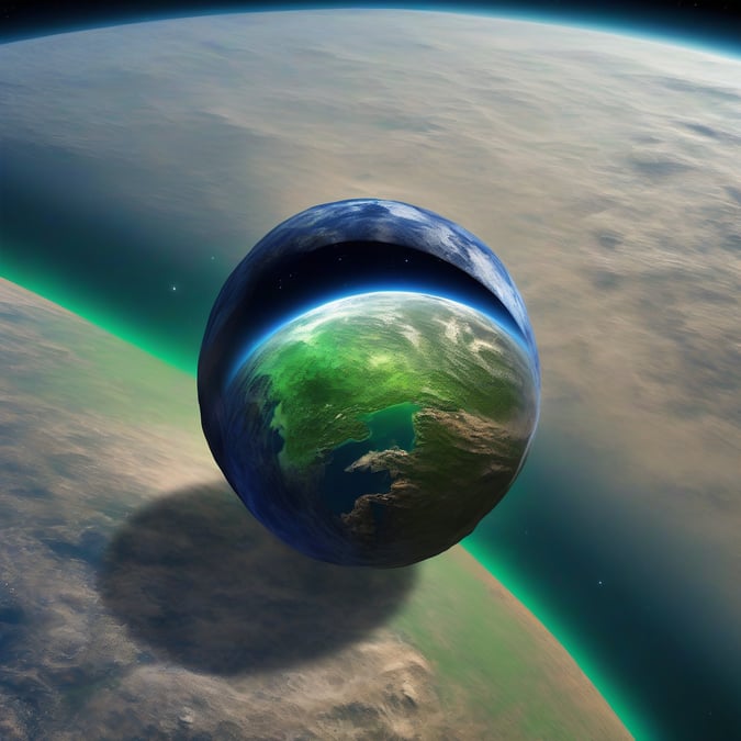 Imágenes Asombrosas: La Tierra Vista Desde la Nave Orión en Camino a la Luna