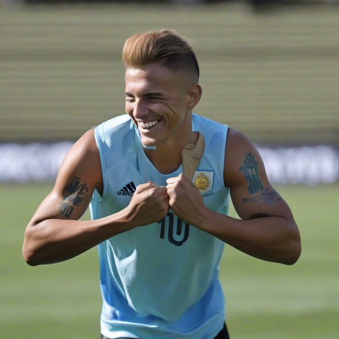 ¡Impactante cambio de look! Alexis Mac Allister rinde homenaje a su padre con un radical corte de pelo