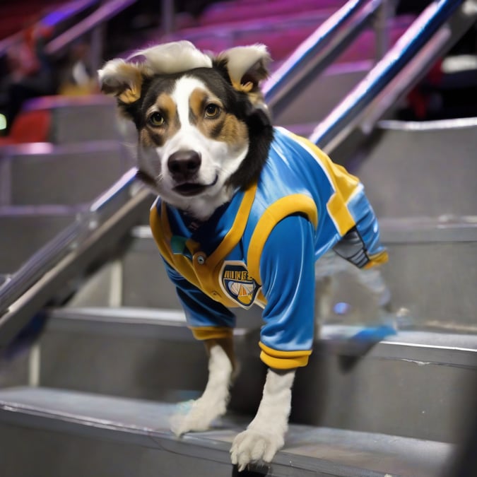 ¡Imposible! La Mascota de la NBA Anota un Tiro de Media Cancha... ¡DE ESPALDAS y en una Escalera!