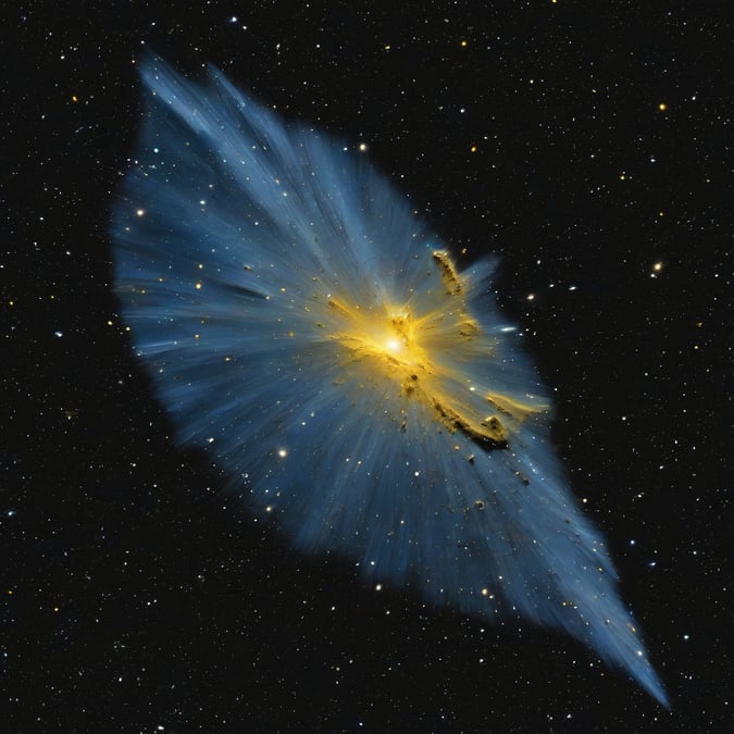 ¡Impresionante! El Hubble Captura la Desintegración Épica de un Cometa en 4 Fragmentos