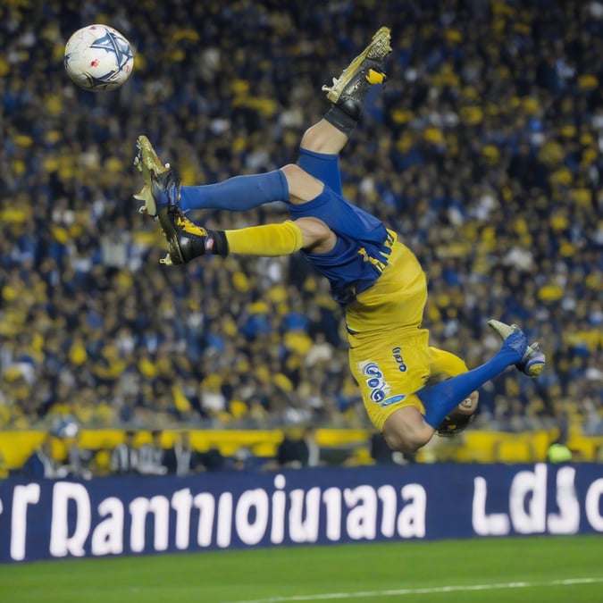 ¡Increíble! El arquero de Boca saca la pelota con la CABEZA y se vuelve viral