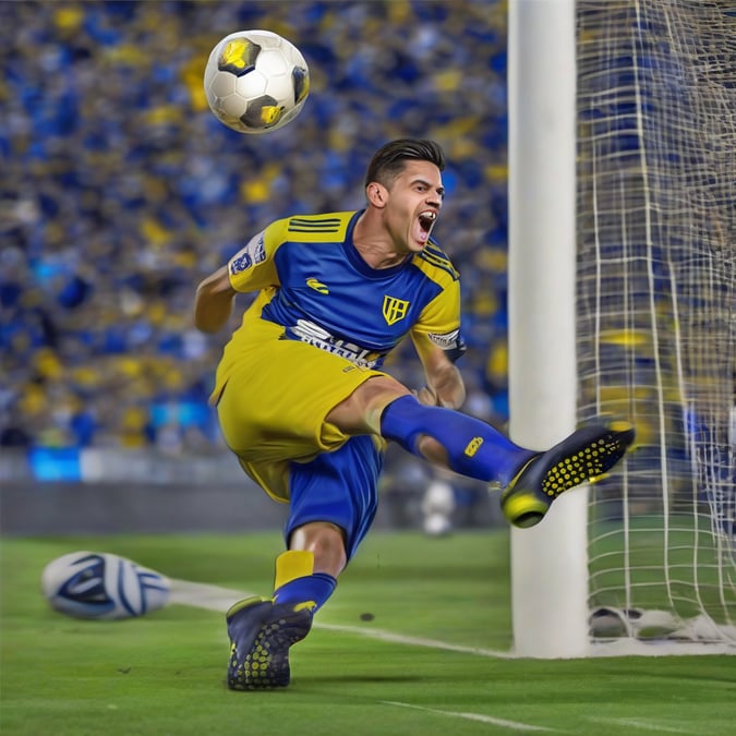 ¡Increíble! El arquero de Boca saca la pelota con la CABEZA y se vuelve viral