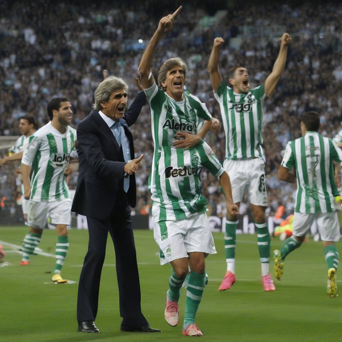 ¡INCREÍBLE! El Betis ROBA un punto al Real Madrid en el último segundo (¡Mira el gol y la locura de Pellegrini!)
