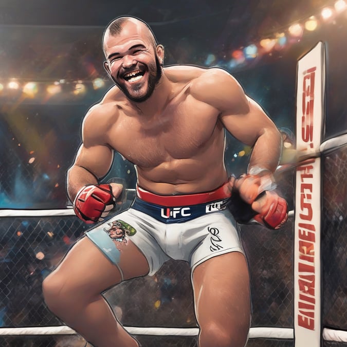 ¡Increíble! El campeón de UFC pierde su cinturón en la fiesta de la victoria