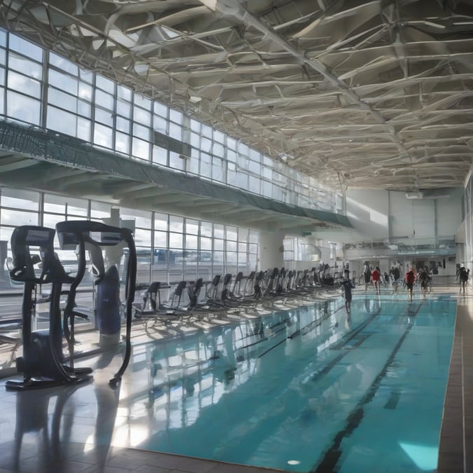 ¡Increíble! Ezeiza tiene el gimnasio más grande del mundo dentro de un aeropuerto