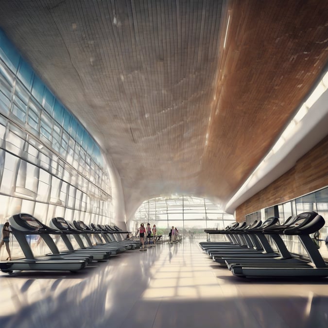 ¡Increíble! Ezeiza tiene el gimnasio más grande del mundo dentro de un aeropuerto