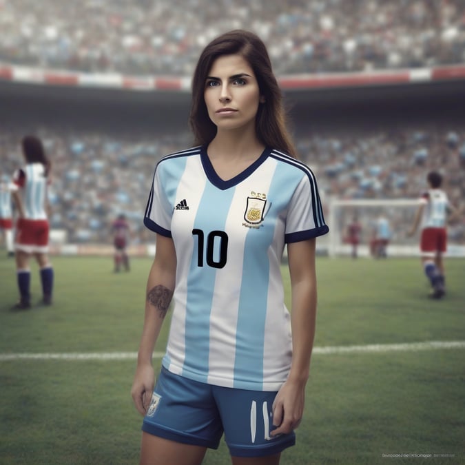 La novia futbolista de Marcos Senesi se probó camisetas de Argentina y entre los dos eligieron cuál es la más linda: “Es un 10″