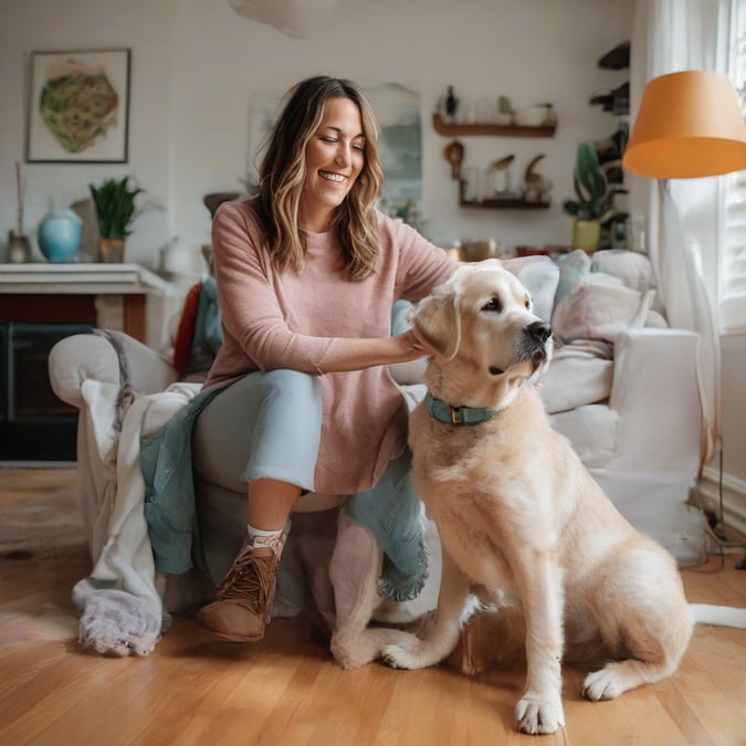 Lágrimas de alegría: El emotivo reencuentro de astronauta con su perrita tras la misión lunar