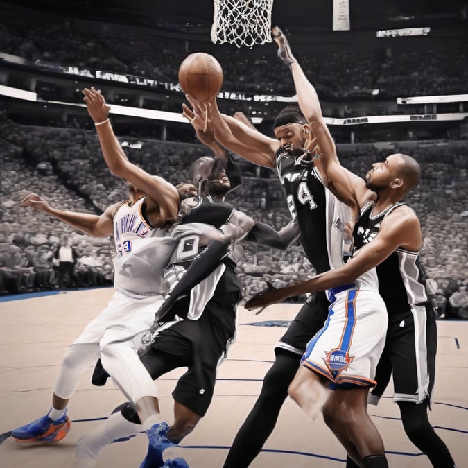 NBA: OKC superó a los Spurs con un notable Shai y emparejó la serie final del Oeste
