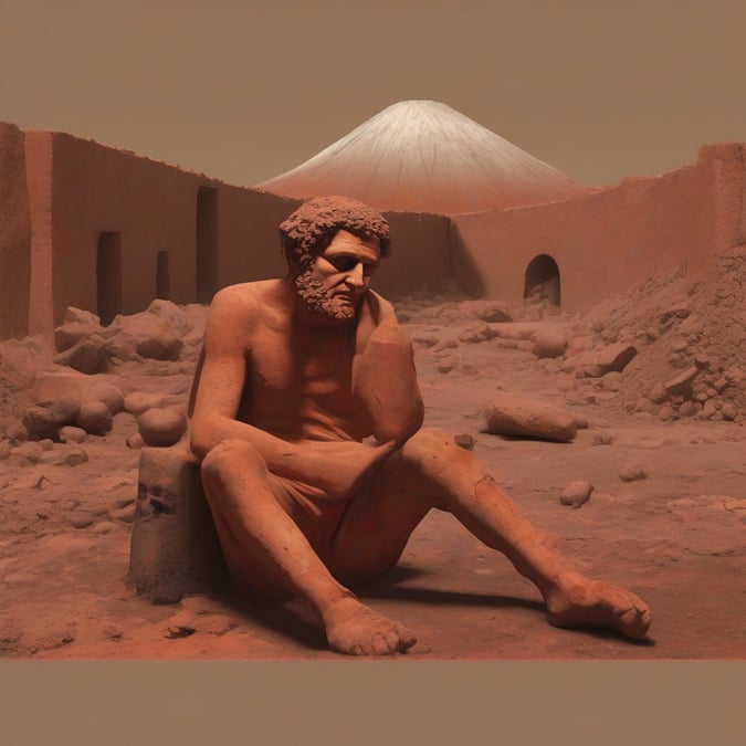 Pompeya Revelada: La IA Reconstruye los Últimos Instantes de un Hombre Atrapado por el Vesubio