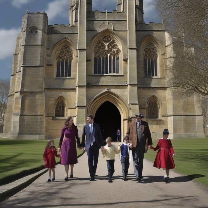 Regreso Triunfal y Ausencias Dolorosas: La Familia Real Británica en Pascua