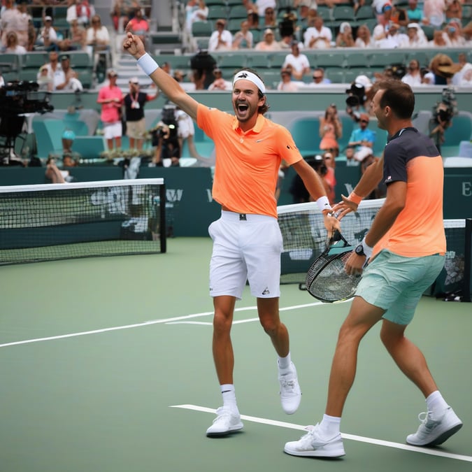 ¡Sorpresa en Miami! Cerúndolo elimina a Medvedev y sigue soñando