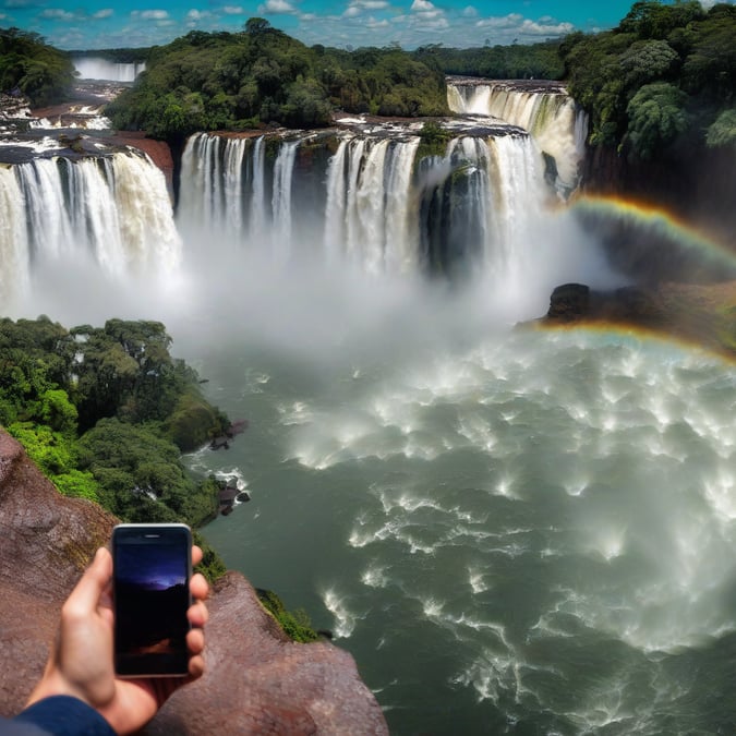 Videos | Turista baja a las aguas de las Cataratas del Iguazú para recuperar su celular: Fue expulsado del parque